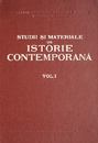 Studii si materiale de istorie contemporana Studii si materiale de istorie contemporana