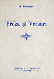 Proza si versuri (reproducere dupa editia princeps 1890)