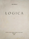 Logica (editia princeps, 1943) Logica (editia princeps, 1943)