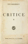 Critice (1866-1907)