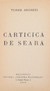 Carticica de seara (editia princeps, 1935) Carticica de seara (editia princeps, 1935)